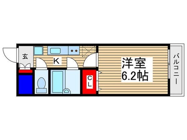 ドミ－ル上福岡の物件間取画像